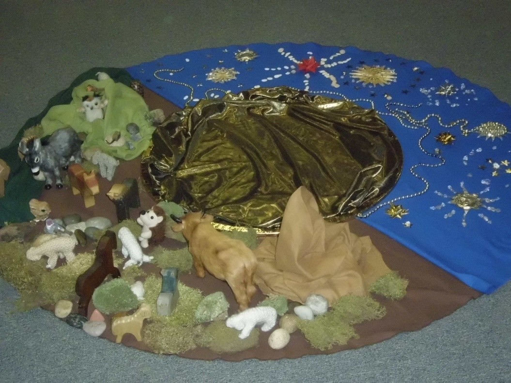 Legearbeit der Kinder aus dem Kinderhaus